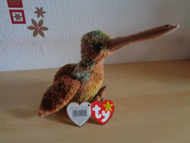 TY BEANIE BABY Beak the Kiwi, with tag unattached £3.99 - PicClick UK