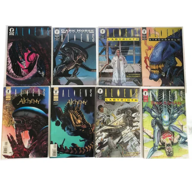 1980's-1990's Dark Horse Comics Mixed ALIENS Lot (8 Comic Books) 