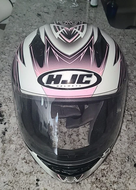 HJC Helmet Motorcycle DRACO CL-15 Women's Pink White Black Gray Dragons SMALL