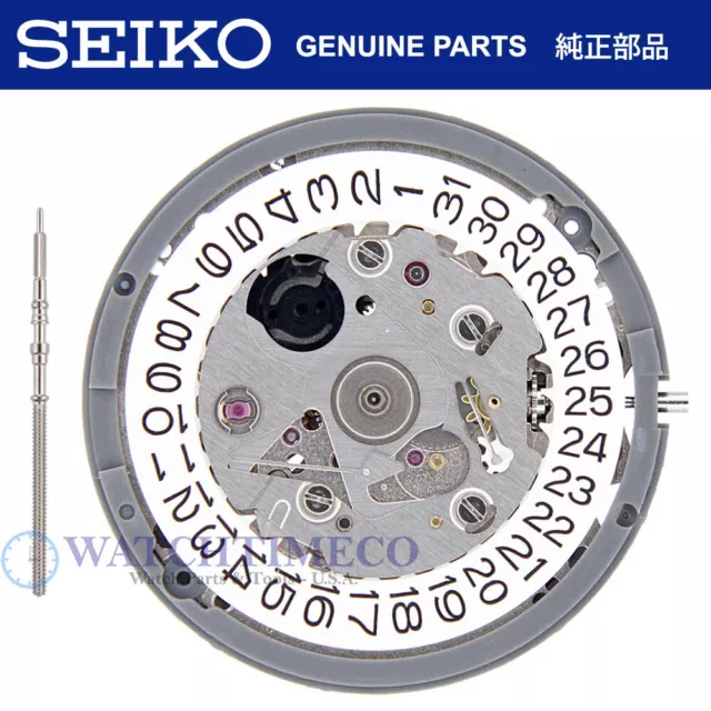 GENUINE Seiko SII NH35 NH35A Automatic Watch Movement White Date Wheel