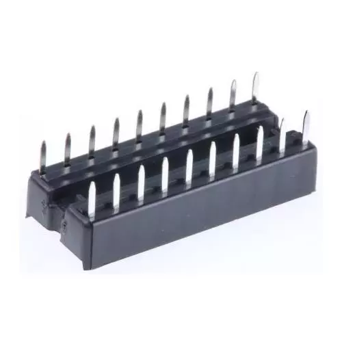 10 x Winslow W3100  20 Way, Stamped Pin Open Frame IC Dip Socket 10A Arduino IC