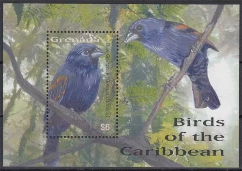Grenada MiNr. Bl. 711 ** Vögel der Karibik
