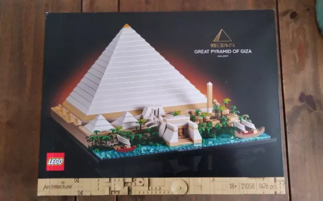LEGO LEGO ARCHITECTURE: Great Pyramid of Giza (21058) BNISB