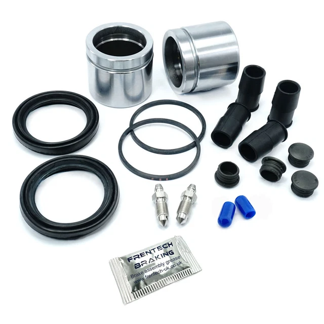 2X FRONT BRAKE Caliper Repair Kits & Pistons For Ford Orion MK1 & MK2