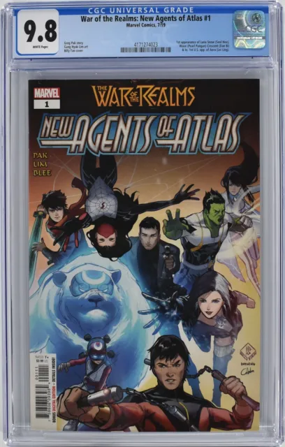 S129 War of the Realms: New Agents of Atlas #1 Marvel CGC 9.8 NM/MT (2019)