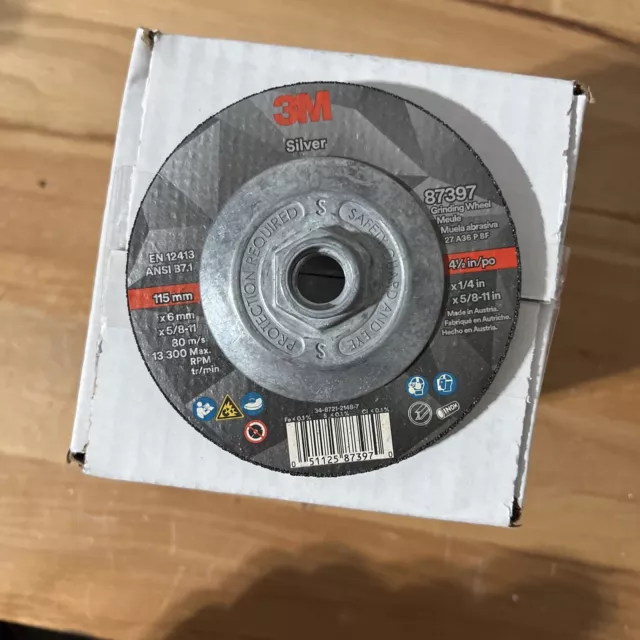 3M Grinding Wheel T27 QuickChange  10 Pack