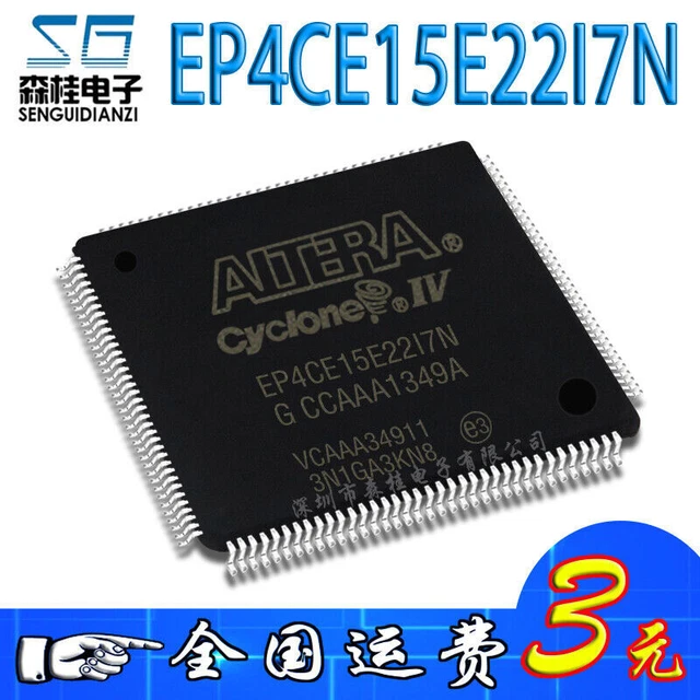 Pcs Cyclone 1PCS EP4CE15E22I7N IC Cyclone Iv Fpga 15K 144Eqfp Ep4Ce15 4Ce15 ...