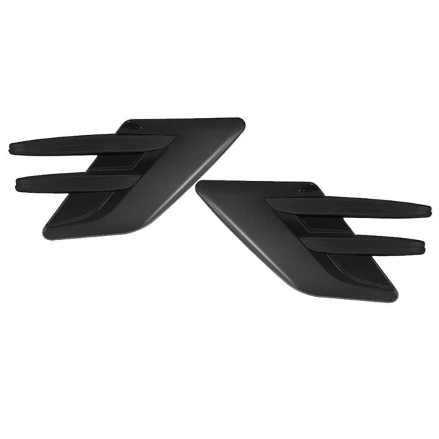 2PCS Universal Side Vent Car Truck Auto Air Flow Fender Grille Decorative Set