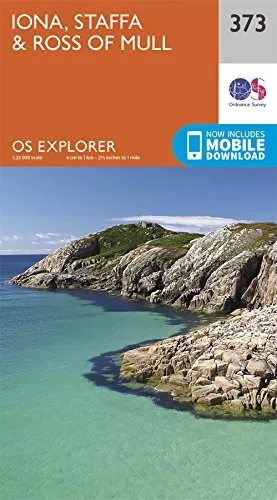 Iona, Staffa & Ross of Mull OS Explorer ... by Ordnance Survey Sheet map, folded