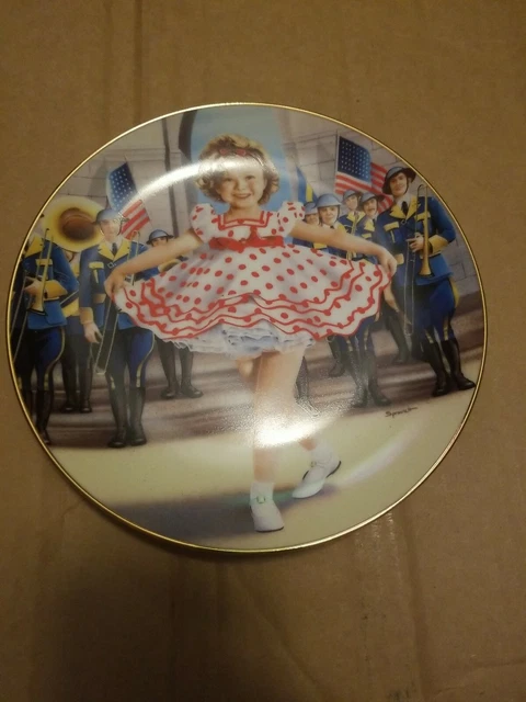 Danbury Mint Shirley Temple Plate Collection- stand up and cheer Plate
