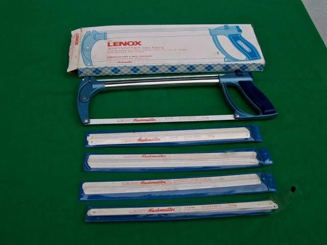 Lenox 3012 Hand Hack Saw Frame With 40  12" Blades Nib