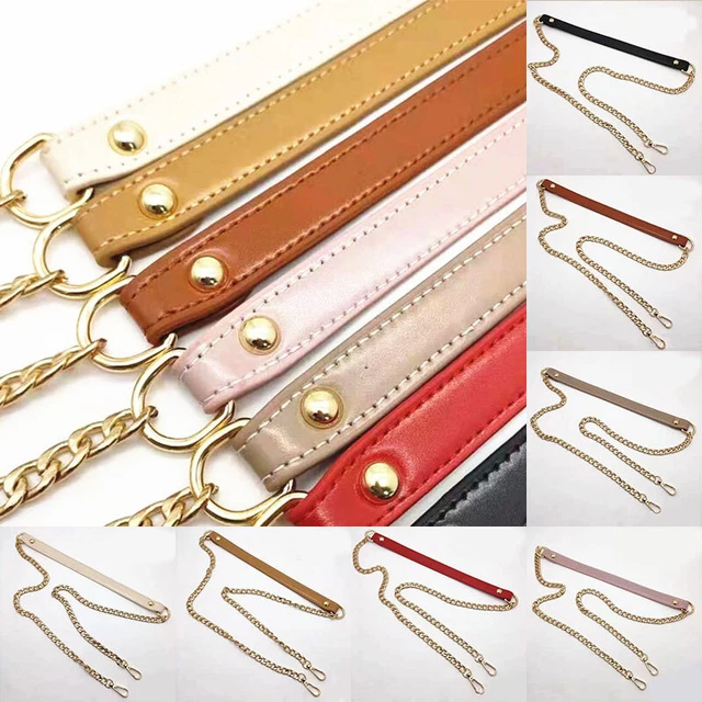 Catena in metallo PU 120 cm borsa a tracolla tracolla catena maniglia cintura fai da te↑