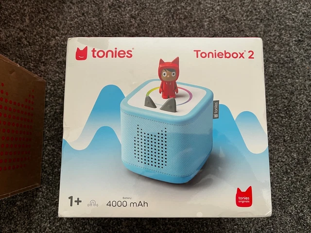 Toniebox 2 Pack Avec 4 Figurines La Pat' Patrouille, Boîte à Histoires Pour Enfants 1 à 9 Ans, Bleu Ciel