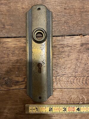 Antique Door Knob, Backplate, Escutcheon, Hardware Plate 3