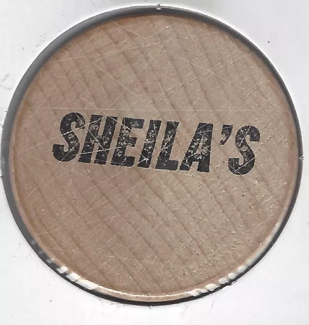 SHEILA'S, Token/Coin, Indian Head Wooden Nickel, United States of America
