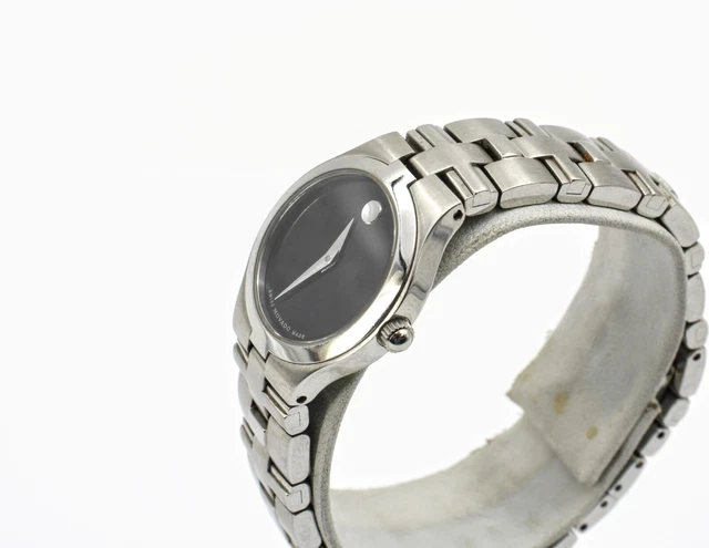 Movado Museum Juro Ladies Model 84 E4 1844 Wrist Watch Wb664-6 4