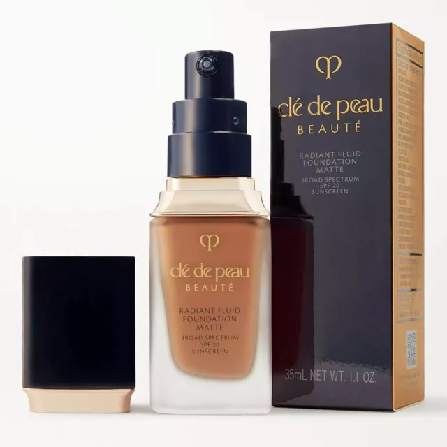 Cle De Peau Radiant Fluid Foundation SPF 20 Matte O60 DEEP TAN OCHER - 1.1 Oz.