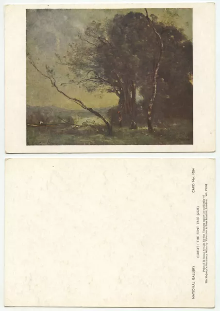 01815 - Corot: The Bent Tree - Old Postcard