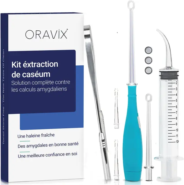 Kit Hygiène Des Amygdales En Acier Inoxydable | 3 Outils Pour L’Extraction Et La