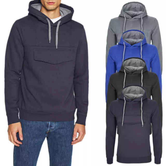 Felpa Uomo Invernale Tascone Con Cappuccio Maglione Casual Maglia Zip VEQUE Felpa Uomo Invernale Tascone Con Cappuccio Maglione Casual Maglia Zip VEQUE