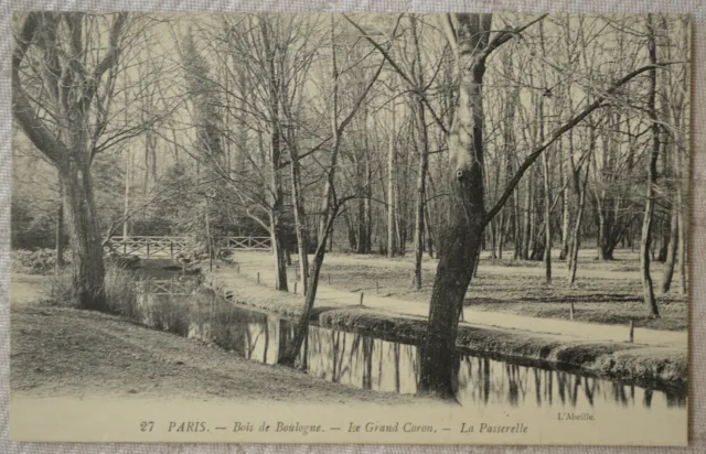 CPA " PARIS - Bois de Boulogne - Le Grand Coron - La Passerelle