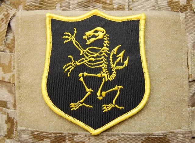 NSWDG Navy SEAL Team 6 DEVGRU Gold Squadron Patch – Black & Yellow, Velcro