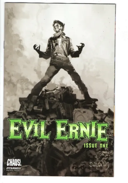 Evil Ernie #1 (2021) - Grade Nm - Limited 1/20 Retailer Incentive Variant Cover!