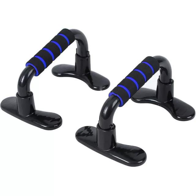 2 Pcs Push Up Bars Stand Foam Handles For Gym Fitness Exercise Chest Press Pull