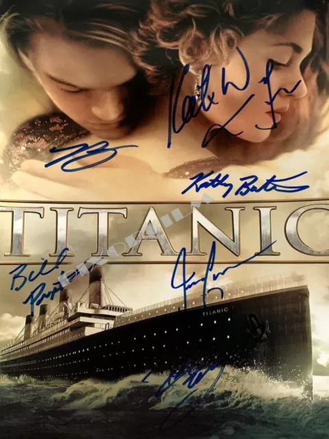 Titanic  Multi Signed 6 Cast Members Autograph Photo And Poster Photo Print