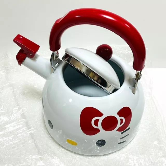 Sanrio Hello Kitty Electric Kettle 1.1L Red Home appliances Hot water Cute  Japan