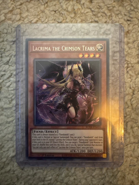 Thẻ Bài Yugioh Chính Hãng] Lacrima The Crimson Tears | Việt Nam