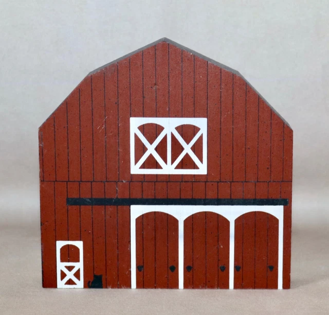 Mail Pouch Tobacco Barn Fall Series Faline Cat’s Meow 1986 Shelf Sitter Sign ‘91