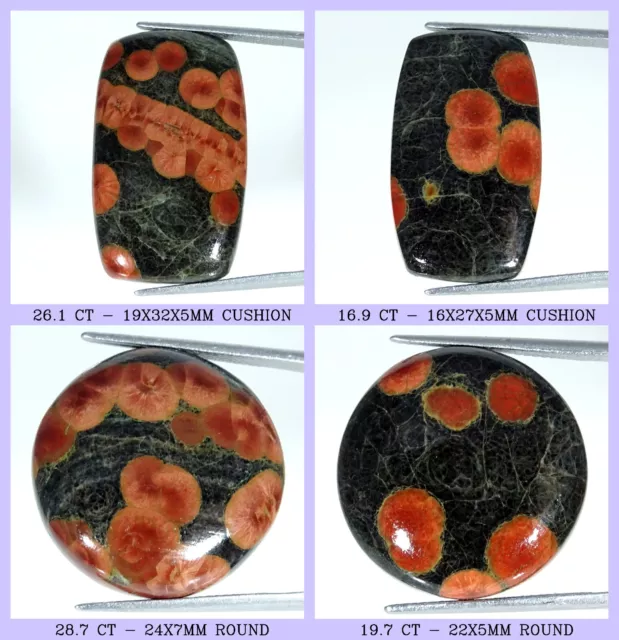 Naturel Mexicain Cacahuète Obsidienne Desseré Pierre Précieuse Cabochon