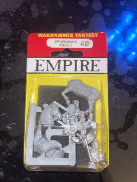 R9 Warhammer Fantasy Citadel Blister New Empire Officier Archer Kislevite V1