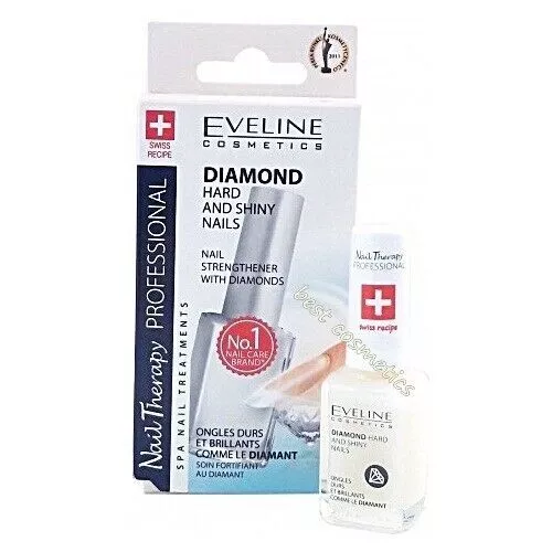 Eveline Diamond Nail Hardener Cuidado de la terapia de uñas con diamantes...