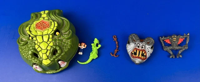 Blue Bird Vintage Mighty Max Doom Dragon & Monster Head Gorilla Bat Blue Bird Vintage Mighty Max Doom Dragon & Monster Head Gorilla Bat