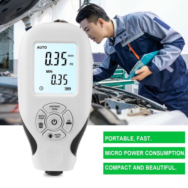 HW-300 Thickness Meter Portable Digital Sensitive Thickness Gauge ABS