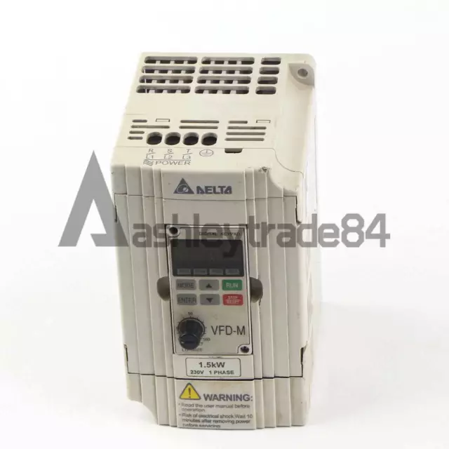 Used 1PC Delta VFD015M21A 1.5KW