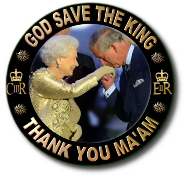 God Save The King King Charles Iii Thank You Maam Rip Souvenir