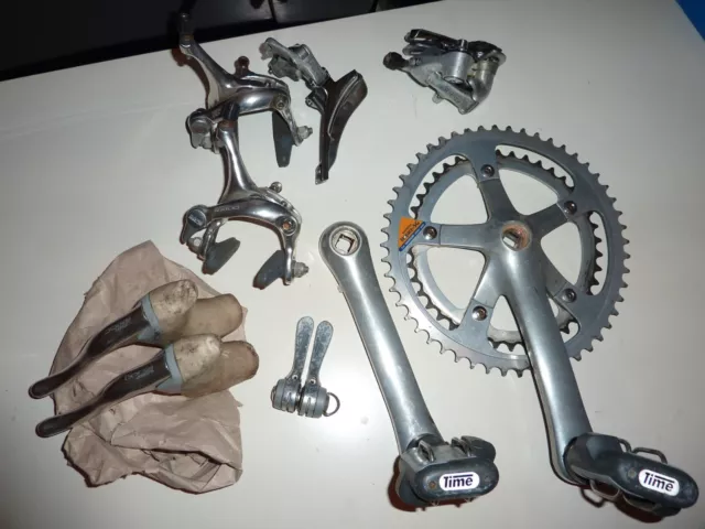 SHIMANO RX100 GROUPSET new chainrings 53 39 retro downtube