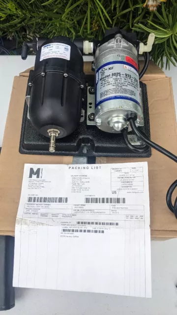 Pentair SHURFLO 804-522-02 Water Booster Pump System 8025-933-236 Corded Pump