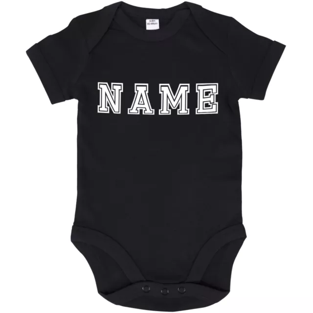 JUNIWORDS Babybody Kurzarm "Wunschame" 100% BW Wähle Farbe & Größe Junge