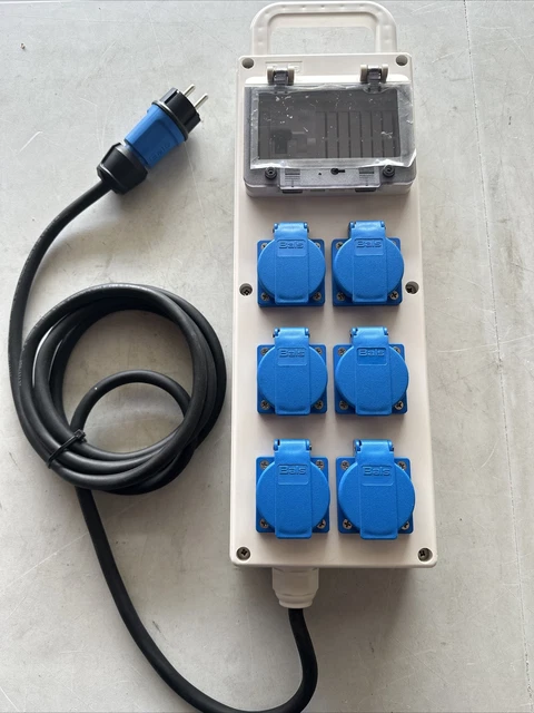 Coffret électrique De Chantier Bals – 6 Prises 16A + Disjoncteur Différentiel 30mA – Neuf