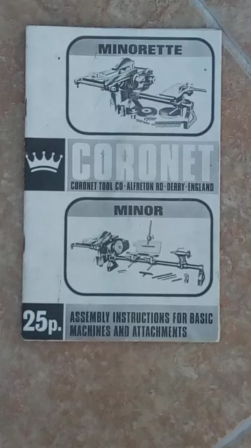 Coronet Minorette & Minor assembly brochure, Woodworking, Original