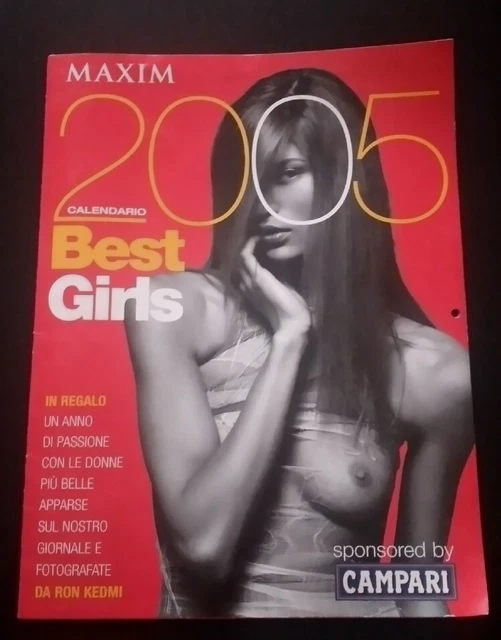 Calendario  Maxim  Anno 2005 Con  Best Girls