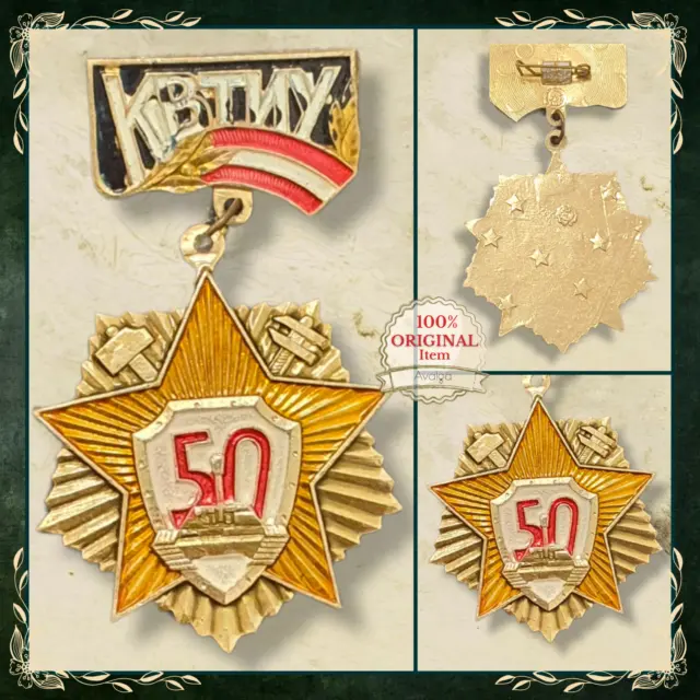 Distintivo della medaglia dell'URSS sovietica Scuola di ingegneria dei...
