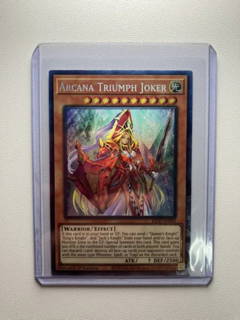 Yugioh! Arcana Triumph Joker - KICO-EN001 - Collector's Rare - 1st Edition Near