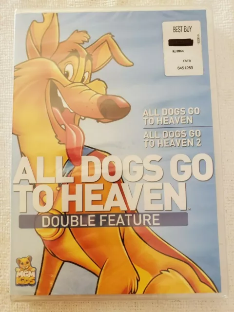 All Dogs Go to Heaven 1 & 2 Double Feature DVD 2011 - BRAND NEW! FACTORY SEALED