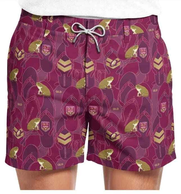 QLD State of Origin Aloha Volley Shorts XL main image 0