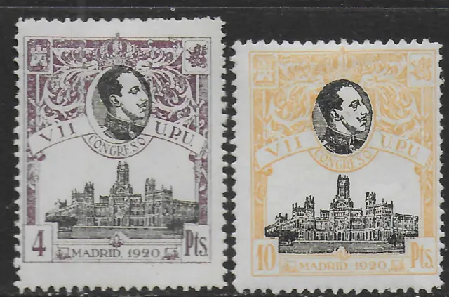 Spain stamps 1920 YV 270-271 MLH VF